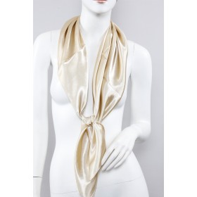 Plain Square Silky Scarf - 12 Colours - 10 per pack - $1.50 ea